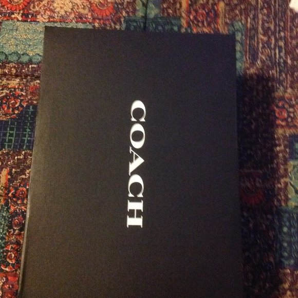 Coach men's Signature Mid Brown Leather & Coated Canvas Sneakers - New in Box - Picture 10 of 10